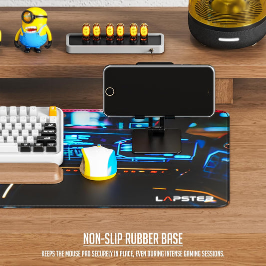 Lapster Astronuat Desk mat Mouse mat Non-Slip Rubber Base|Keyboard and Mouse pad (Dashboard)