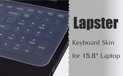 LAPSTER Quality Assured Lapster Universal Silicone 15.6" Keyboard Protector Skin