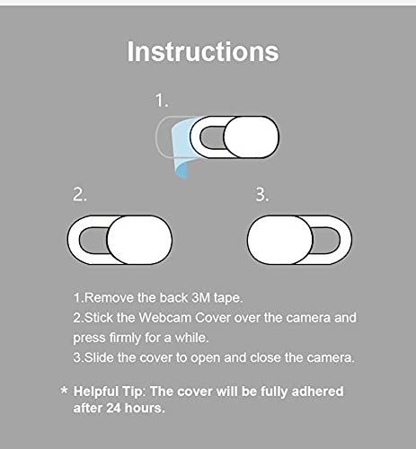 Lapster Laptop Camera Cover Webcam Cover Slider (Pack of 6pcs)