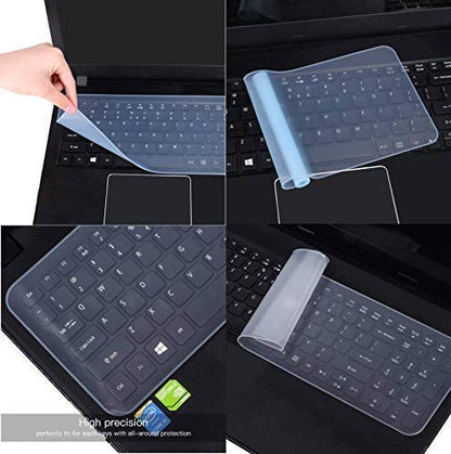 Lapster Universal Silicone 14.0" Keyboard Protector Skin