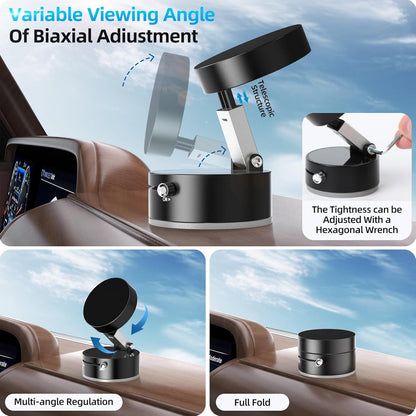 Lapster Magneto M1  Magnetic Phone Holder with Vacuum Suction 360¡ rotation Hands-Free Mobile Stand
