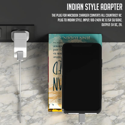 LAPSTER Quality Assured Indian Style Plug Adapter Duck Head for Power Adapters