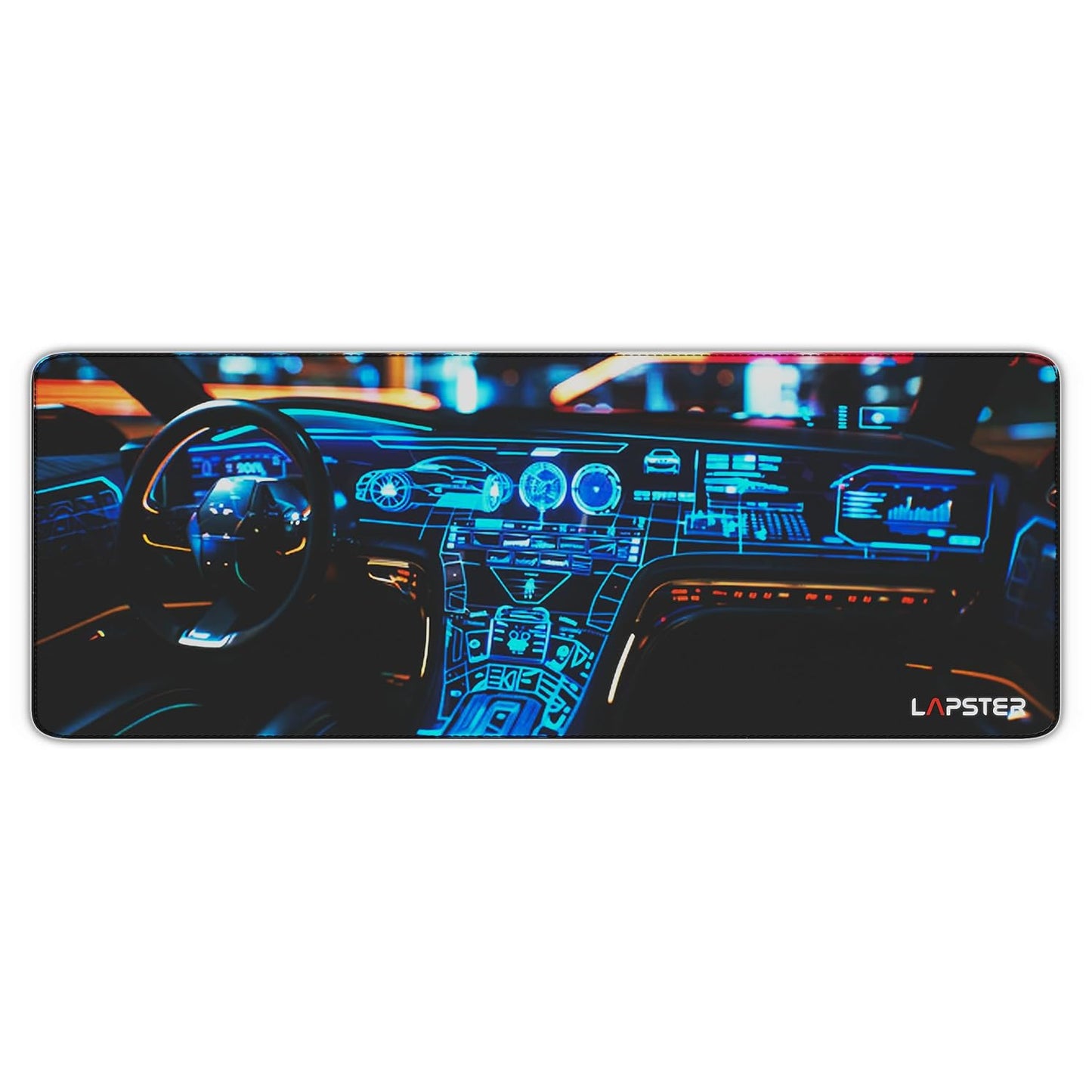 Lapster Astronuat Desk mat Mouse mat Non-Slip Rubber Base|Keyboard and Mouse pad (Dashboard)