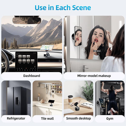 Lapster Magneto M1  Magnetic Phone Holder with Vacuum Suction 360¡ rotation Hands-Free Mobile Stand