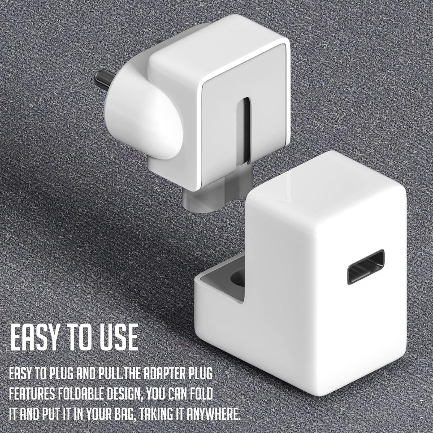 LAPSTER Quality Assured Indian Style Plug Adapter Duck Head for Power Adapters