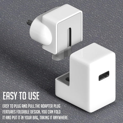 LAPSTER Quality Assured Indian Style Plug Adapter Duck Head for Power Adapters