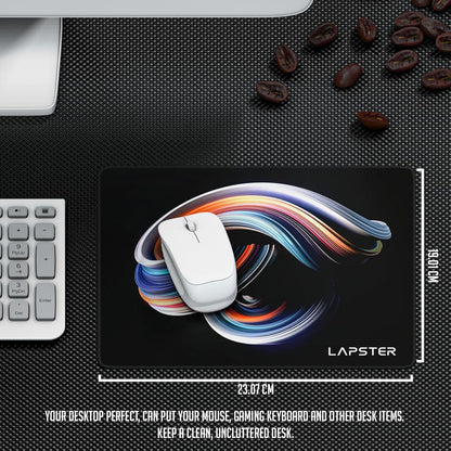 Lapster Speedo Design Gaming Mouse pad, Non-Slip Rubber with Antifray Stitched Embroidery Edges