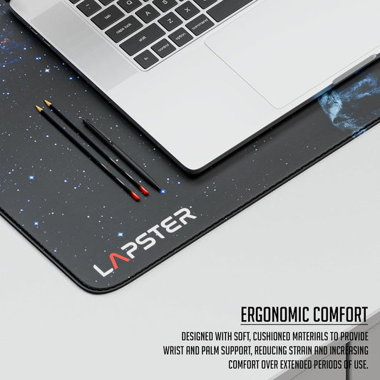 Lapster Astronuat Desk mat Mouse mat Non-Slip Rubber Base|Keyboard and Mouse pad(astronuat)
