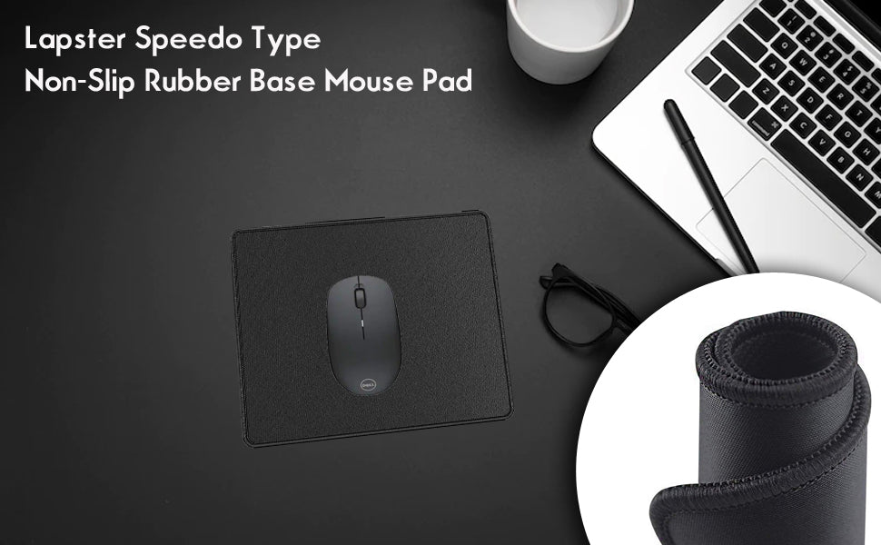 Lapster Speedo Type Non-Slip Rubber Base with Antifray Stitched Embroidery Edges