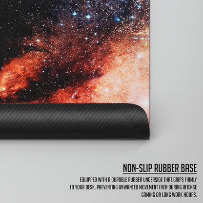 Lapster Astronuat Desk mat Mouse mat Non-Slip Rubber Base|Keyboard and Mouse pad(astronuat)