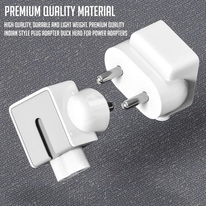 LAPSTER Quality Assured Indian Style Plug Adapter Duck Head for Power Adapters