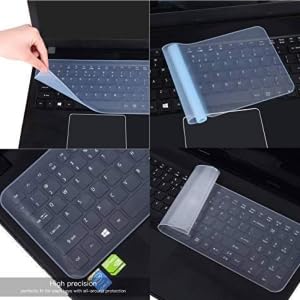 LAPSTER Quality Assured Lapster Universal Silicone 15.6" Keyboard Protector Skin