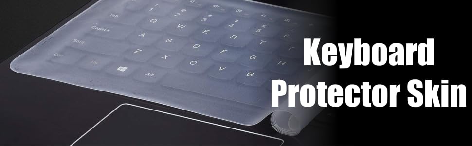 Lapster Universal Silicone 14.0" Keyboard Protector Skin