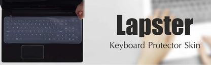 LAPSTER Quality Assured Lapster Universal Silicone 15.6" Keyboard Protector Skin