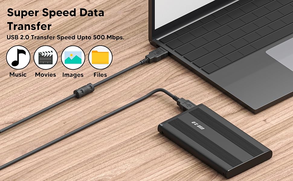 Lapster 1.5 mtr USB 2.0 Type A Male to USB A Male Cable for computer and laptop